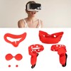5 in 1 Silicone Cover Set for Quest 2 Includes
