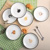 SOCOSY Super Cute Cartoon Animals Ceramic Sauce Dishes/Seasoning Dishes/Sushi Soy