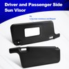 Driver and Passenger Side Sun Visor Compatible with Civic 1996