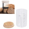 Sourdough Starter Jar Kit Wooden Lid 34oz Sourdough Bread Baking