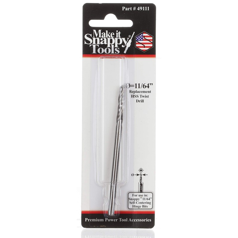 Make it Snappy Tools Replacement HSS Drill for 11/64 Inch