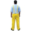 MCR Safety 200BPX2 Classic PVC/Polyester Bib Pants with Snap Fly