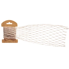 Fishing Net Ribbon, Approx. 100 x 13 cm, Natural