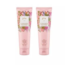Puru 플루 핑크 플로럴 바디스크럽 200g x 2EA Pluu Pink Floral Body Scrub 200g x 2EA