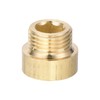 PATIKIL Shower Head Extension Arm, 2 Pack Brass G1/2 Male