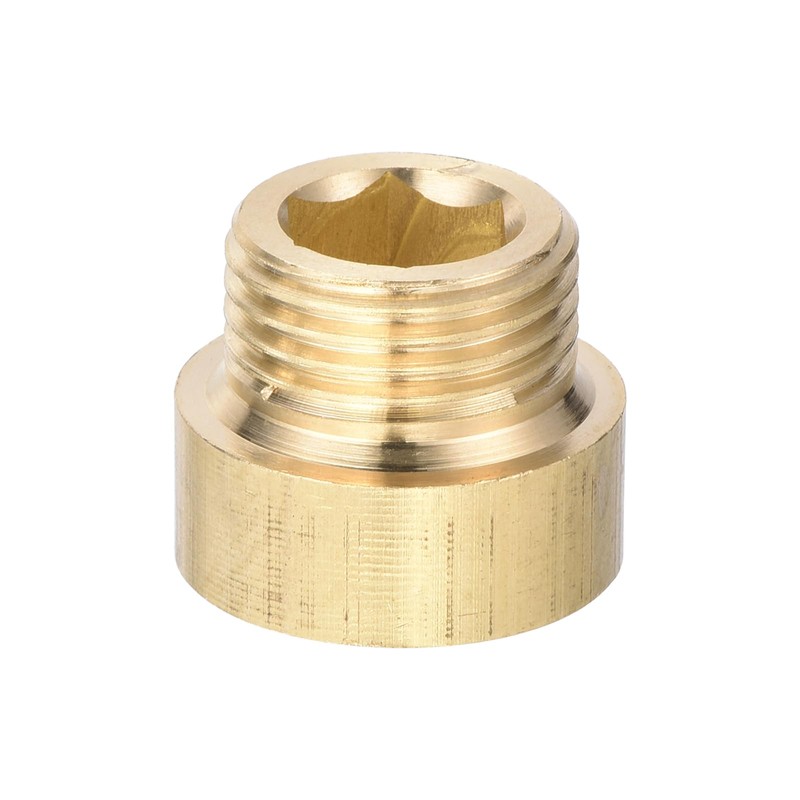 PATIKIL Shower Head Extension Arm, 2 Pack Brass G1/2 Male