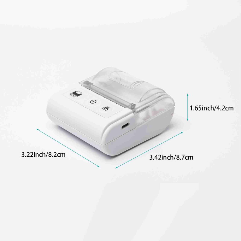 Portable Mini Thermal Receipt Printer USB BT Connection 2 Inches