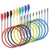 Goupchn Alligator Clips to Breadboard Female Jumper Wires Soft Flexible Silicone Test Leads for Electrical Testing