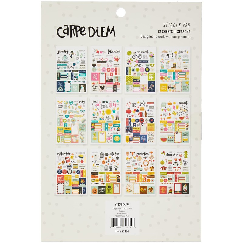 Simple Stories Carpe Diem by Simple Stories Seasons Sticker Tablet