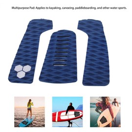 VGEBY Surfboard Traction Pad, Anti Slip Trimmable Surf Deck Traction Grip Pad for Yacht Longboard Paddleboard (Blue), VGEBYfwmkeip80c-12