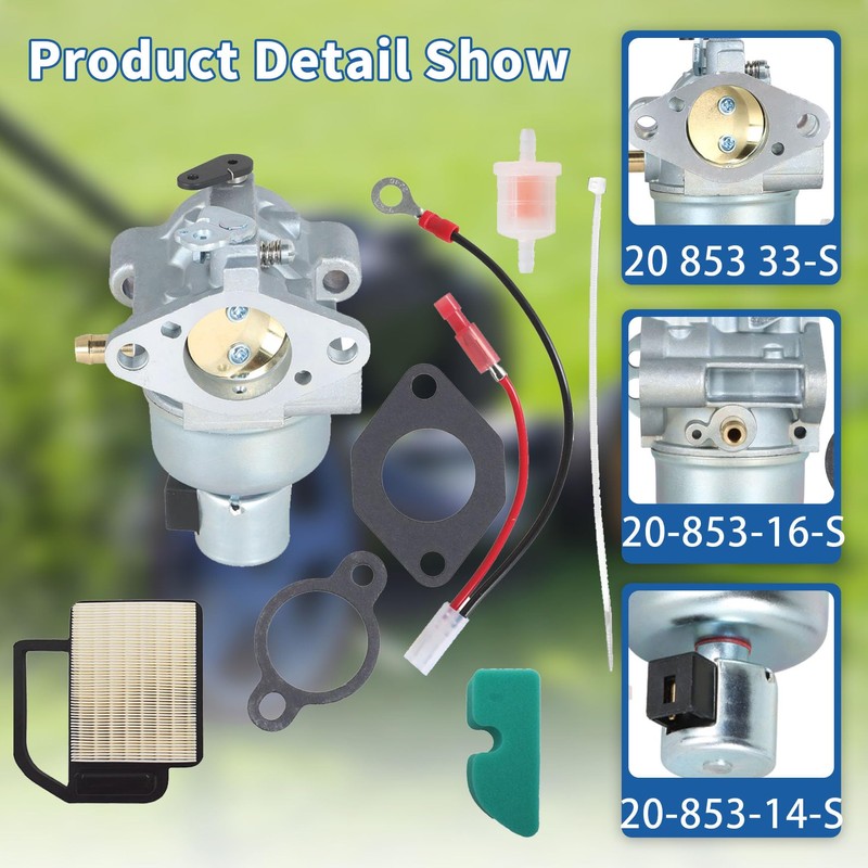 Silscvtt 20 853 33-S Carburetor Replacement for Kohler Courage SV470