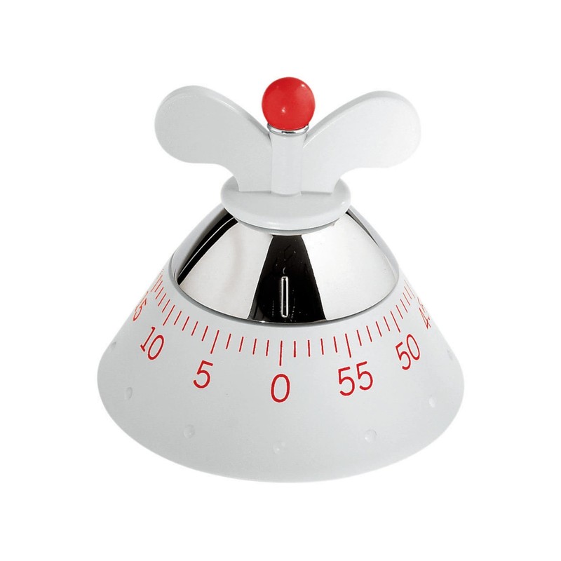Alessi Kitchen Timer White