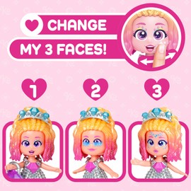 KOOKYLOOS Golden Gala Series CRYSTAL, Collectable doll from the Golden Gala series. Contains the doll Crystal,1 bag, fashionable clothes and shoes and 1 accessory. 1 doll,3 different faces