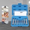 Unbranded HSS Broken Tap Extractor Removal Tool Set 10 Pcs