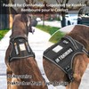 HEELE Dog Harness, Tactical Dog Harness with Molle Panel, Harness