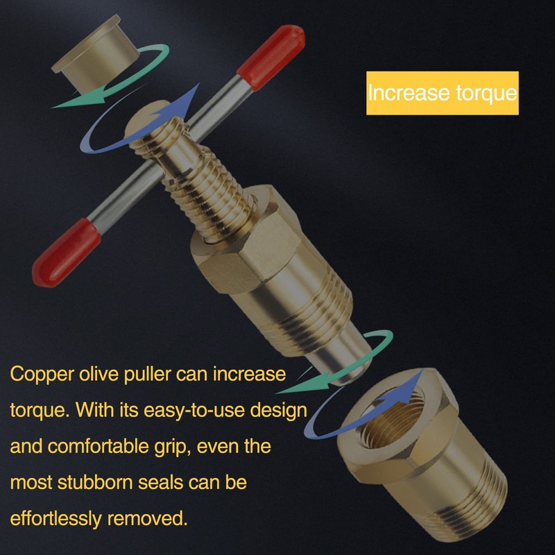 Kujunpao Olive Ring Removal Tool Compression Valve Removal Tool for