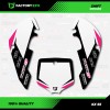 Factory EFX White & Pink Shift Racing Graphics Kit fits