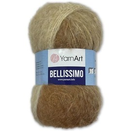Frida's Wollhaus YarnArt 150 g Bellissimo Knitting Yarn Wool Mohair Fluffy 21 Colours (1401 | 8681338534973)