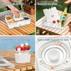 Snackle Box Container with Ice Pack Built In, 8 Compartment