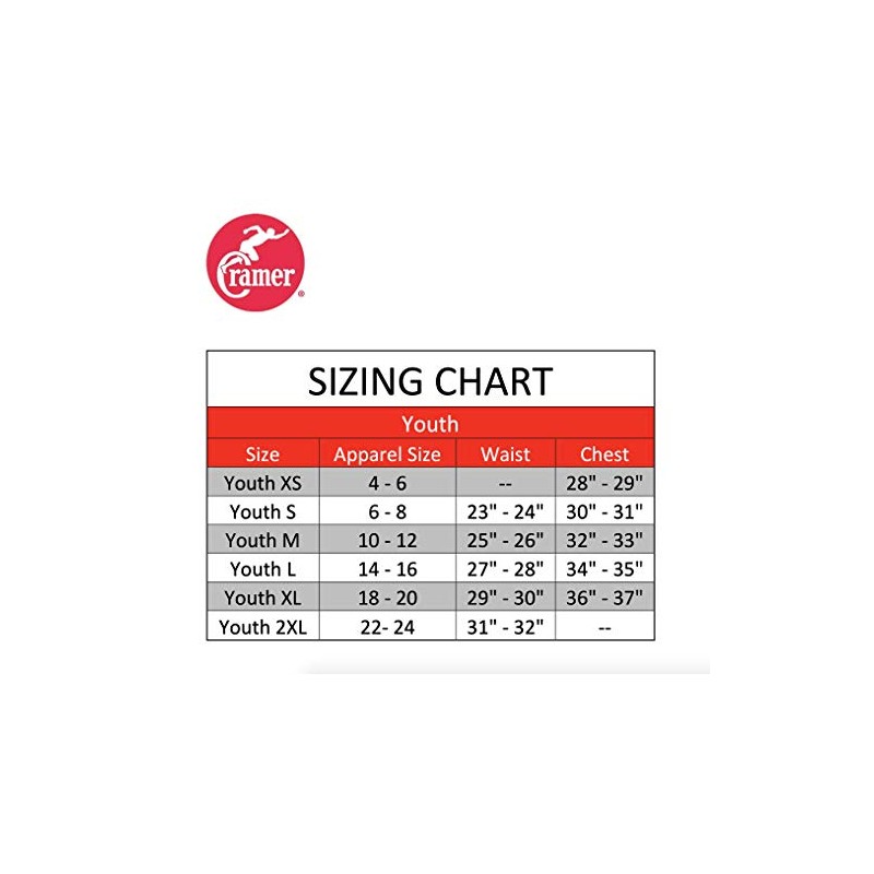 Cramer Football Game Pants, 7 Pads with Hip, Tailbone, Thigh