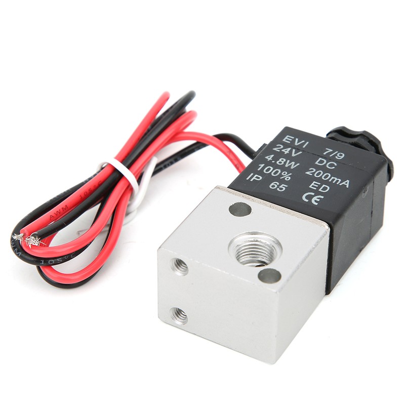 DirectActing Solenoid Valve Water Air Oil 2Position 3Way Aluminum Alloy