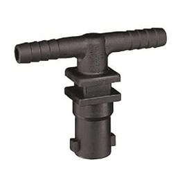 5 of Quick Nozzle Body Elbow Double Hose Barb for 3/8" ID Hose 125 Max PSI Farmer Bob's Parts 18636-112-406-NYB