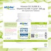 APOrtha Vitamin D3 10,000 IU + 200 μg K2 99+%