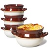 ONEMORE French Onion Soup Bowls, Oven Safe Soup Crocks with