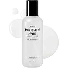 Snail Mucin 95 + Peptide Essence - Advanced Skin Repair Serum for Acne-Prone & Sun-Damaged Skin, Non-Comedogenic Facial Moisturizer with 5-Peptide Complex, Fragrance-Free, Slow-Aging, 4.73 fl.oz.