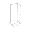 Azar Displays 142745 4.25" W x 11" H Vertical Top-Load