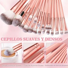 68p Brochas Maquillaje Profesional Y Herramientas Cosméticas