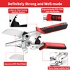 GARTOL Ratchet Miter Shears for Angular Cutting Molding Crafting,Adjust 45-135
