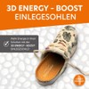 Active Energy Insole with Cleanfeet Technology, 100% Natural (39-41)