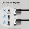 Kensington Universal 3-in-1 Keyed Cable Lock - Twin Lockheads for