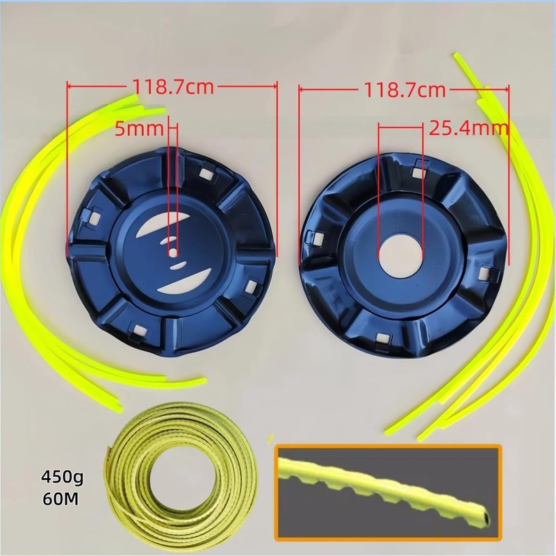 Vyloky Iron Double Thread Head with Tapping System, Robust Thread
