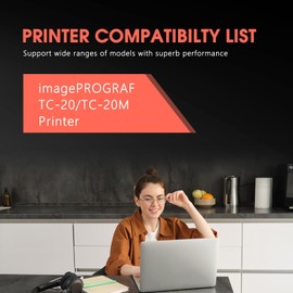 PFI-050 PFI 050 Pigment Ink Bottles Refill Set Replacement for Canon Ink Tank 050 PFI-050 PFI050 70ML for Canon PFI 050 Ink Compatible with imagePROGRAF TC-20 TC-20M