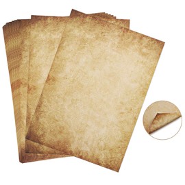 Absofine Old Casanova Writing Paper 60 Sheets of Old Paper DIN A4 Double-Sided 100 g