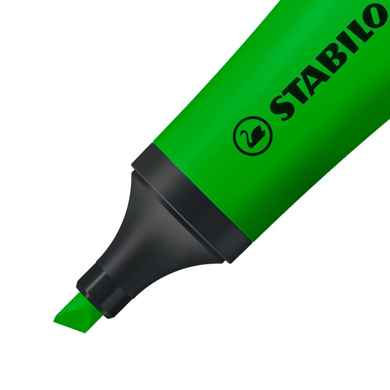 Highlighter - STABILO NEON - Box of 10 - Green
