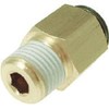 Chiyoda Fujimail Connector (Metal) 0.4 inch (10 mm), R3/8 1003M