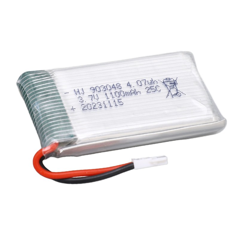 3.7V 1100mAh Lithium Battery Lithium Polymer Battery with XH2.54 Plug