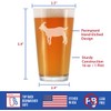 Goat Pint Glass for Beer - Funny Unique Farm Animal