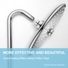 OFFO Shower Head Extension Arm 12 in, S Shaped Shower
