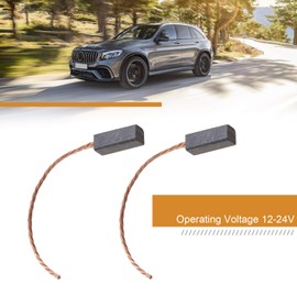 Micro Traders 2 Pairs Of Motor Carbon Brushes 5mm x 5mm x 13mm with Copper Wire 12-24V for ABS Pump L5-5H 91K Motor B20 Vehicles Pump Windscreen Wiper Window Roller