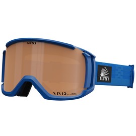 Giro Revolt Adult Snow Goggle - Lapis Blue Mzansi Strap with VIVID Copper/Clear Lenses