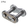 sourcing map 2Pcs #520 Chain Master Connector Link Roller, 15mm