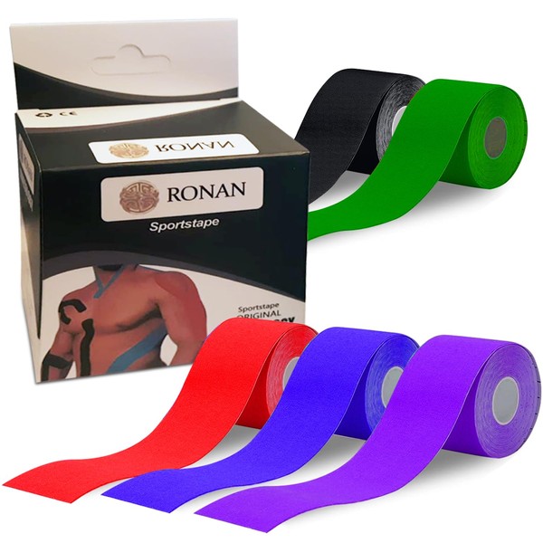 RONAN. Kinesio Tape (Black)
