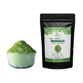 MOGO MOGO Fresh Organic Moringa Powder 1 Lb, Antioxidant Rich Potent Green Superfood Rich,Premium Moringa Oleifera Leaf Powder Perfect for Teas,Smoothies,Juice.Moringa Powder Organic.