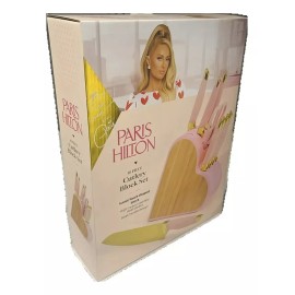 Paris Hilton Set De Cuchillos 10 Piezas Rosa Con Dorado