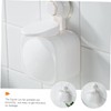 Mobestech Wall Mounted Soap Dispenser No Drill Suction Cup Shampoo