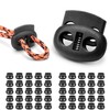 50 Pcs Plastic Cord Locks for Drawstrings Double Hole Spring